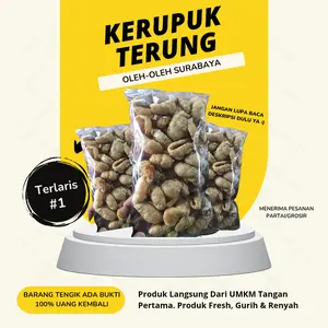 [Distributor] Kerupuk Terung/Timun Laut Khas Kenjeran Surabaya