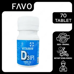IPI Vitamin D3 1000 IU - 75 Tablet - Memelihara Kesehatan Tulang
