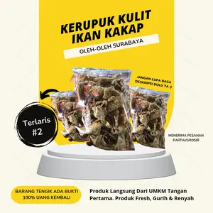 [Distributor] Kerupuk Kulit Ikan Kakap Khas Kenjeran Surabaya