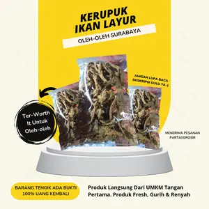 [Distributor] Kerupuk/Lauk Ikan Layur Gurih Khas Kenjeran Surabaya