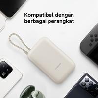 Gambar Xiaomi Power Bank 10000mAh Integrated Cable - Titanium dari MII Store Indonesia Kota Administrasi Jakarta Pusat 5 Tokopedia