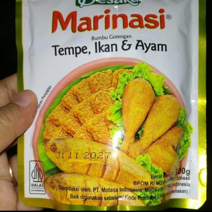 Jual desaku marinasi tempe ikan ayam 100gr - Kota Administrasi