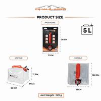 Gambar jerigen lipat dhaulagiri portable camping hiking dari tara outdoor Kota Administrasi Jakarta Barat 2 Tokopedia