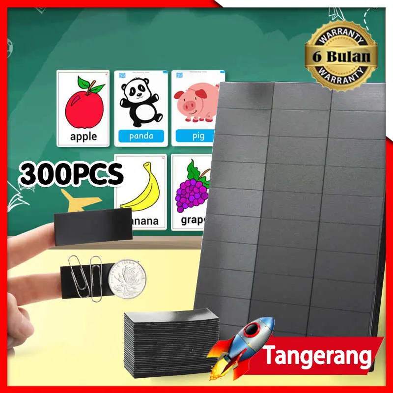 30pcs Magnet Lembaran 5*2cm  Tempelan Kulkas Magnet Sheet Blackboard