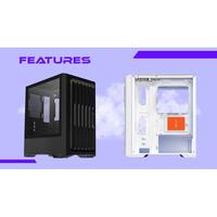 Gambar Casing PC Komputer CubeGaming Cube Gaming BALVEER | Mid Tower | Micro M-ATX Case | Tanpa Fan | White Putih dari UV Computer Mall Kota Medan 5 Tokopedia