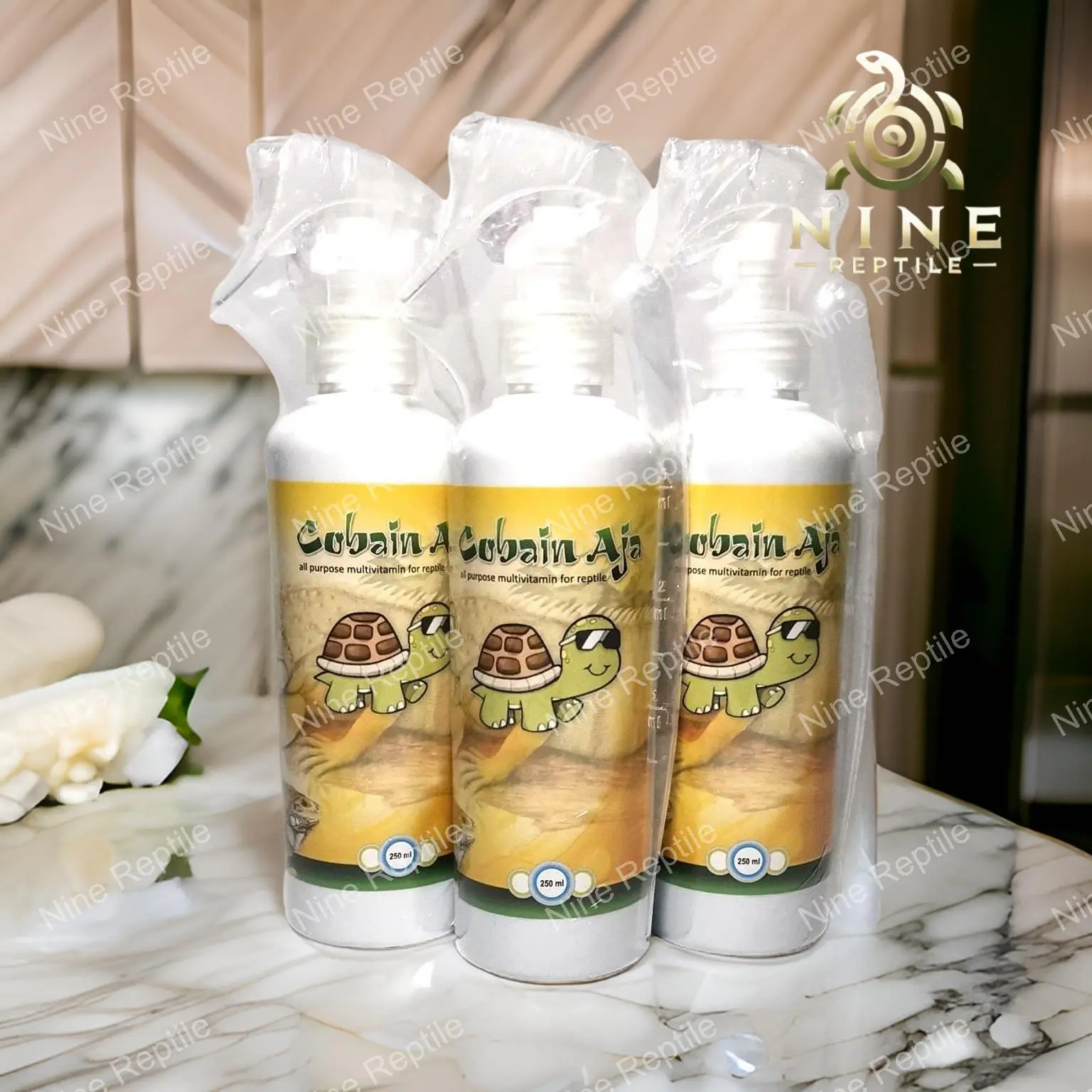 Cobain Aja by JGS Multivitamin Serbaguna untuk Kura-Kura dan Reptil Lainnya| Menjaga Kesehatan & Meningkatkan Imun