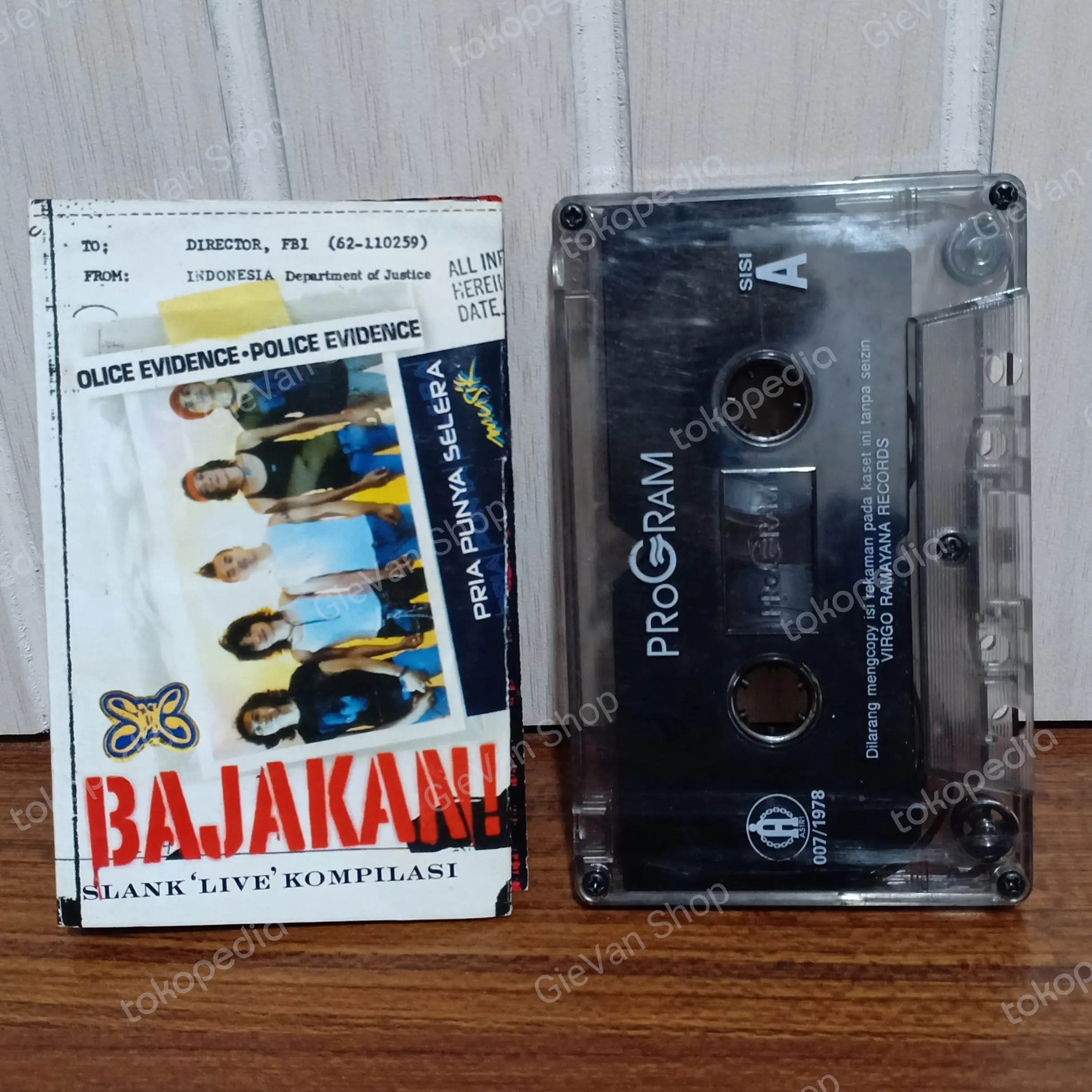 kaset pita tape SLANK bajakan