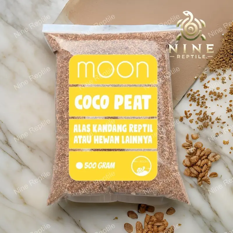 Moon Coco Peat – Substrat Alas Kandang Reptil & Hewan Lainnya | 100% Alami & Menyerap Bau 0