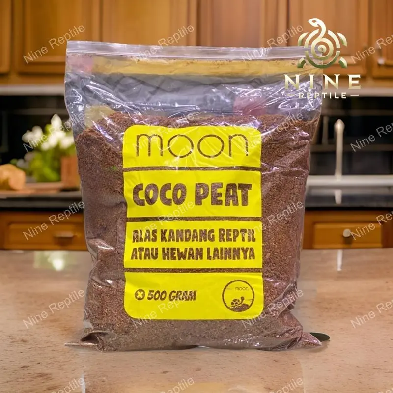 Moon Coco Peat – Substrat Alas Kandang Reptil & Hewan Lainnya | 100% Alami & Menyerap Bau 1