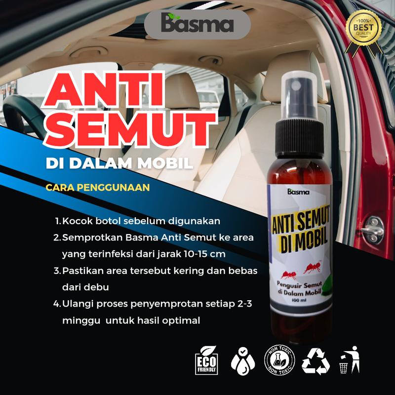 Basma Cairan Anti Semut Mobil Cairan Pembasmi dan Pengusir Semut di Dalam Mobil Ampuh dan Efektif 3
