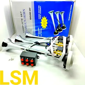 KLAKSON TELOLET 3 CORONG 6 SUARA 6 TOMBOL MARCOPOLO 12V 24V HORN TECH