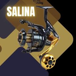 harga reel okuma salina 3 Saltwater Spinning Reels Salinas Hybrid Carbonite and Japanese felt Dual force Drag system puts out over 33 pounds of fish REVIEW Okuma Salina 3 spin