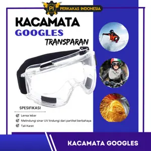 KACAMATA GOOGLES TRANSPARAN KACAMATA KERJA TUKANG SAFETY GOOGLE