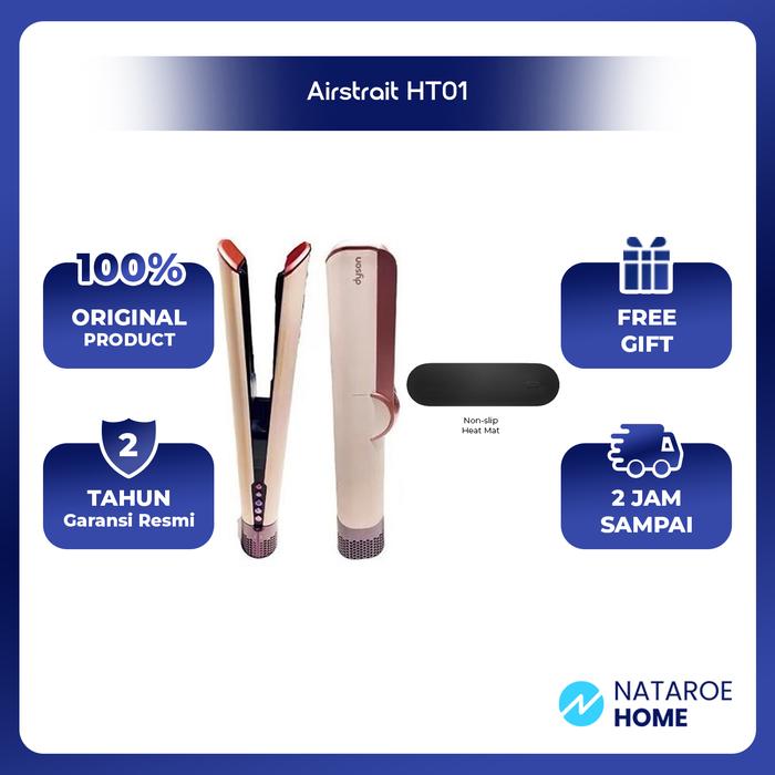 Gambar Dyson Airstrait Straightener HT01 (Ceramic Pink/Rose Gold) dari Nataroe Home Kota Administrasi Jakarta Utara Tokopedia