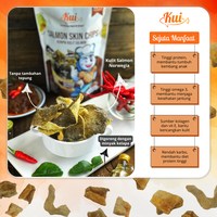 Gambar KUI Salmon Skin Chips No MSG | Keripuk Kulit Ikan Salmon Premium Tanpa Tepung | MPASI Bayi dan Anak | Rendang dari Kui Official Shop Kab. Bekasi 4 Tokopedia