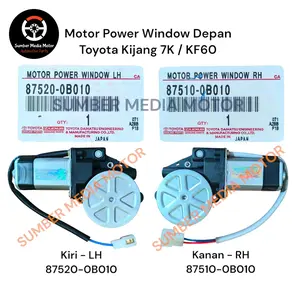 Toyota Motor Power Window 87510-0B010 / 87520-0B010 - 12V Gigi 7 Toyota Kijang 7K