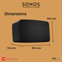 Gambar Sonos Five Wireless Speaker Hi-Fi System dari MUSIQUE Surabaya Kota Surabaya 3 Tokopedia