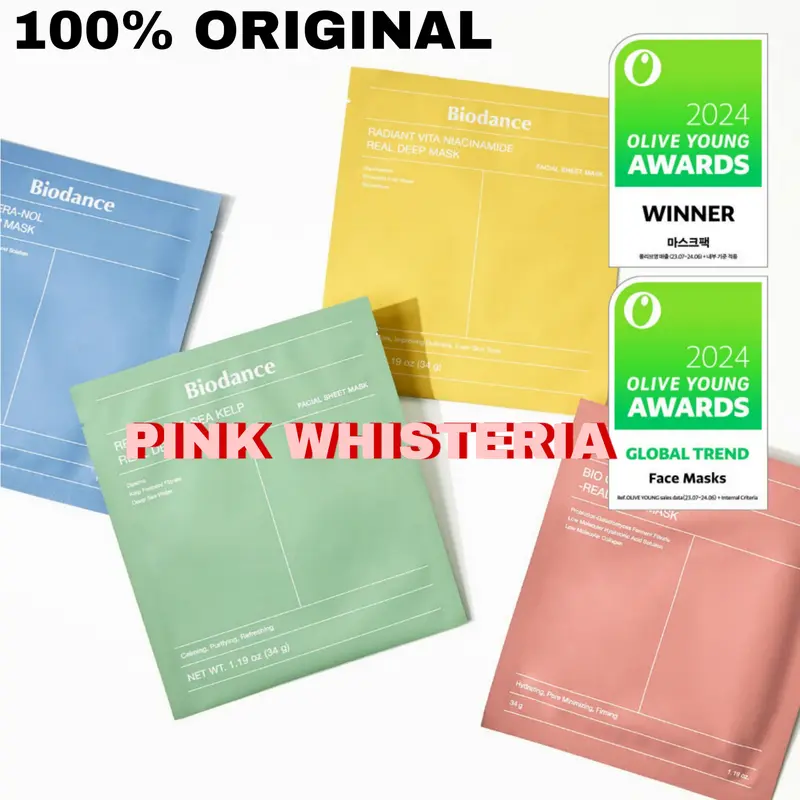 [ORIGINAL] BIODANCE Bio Collagen / Radiant Vita Niacinamide / Hydro Cera-nol / Refreshing Sea Kelp Real Deep Mask 0
