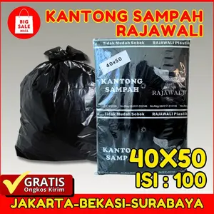Ada Kantong Sampah 40 x 50cm isi 100 lembar Plastik Packing Trash bag
