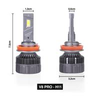 Gambar LUXIMOS V8 PRO LED LAMPU DEPAN HEADLAMP H11 75 WATT SUPER TERANG 6000K INNOVA REBORN / ALL NEW ERTIGA / BRV DLL dari Lestari Motor 2 Kota Administrasi Jakarta Barat 4 Tokopedia