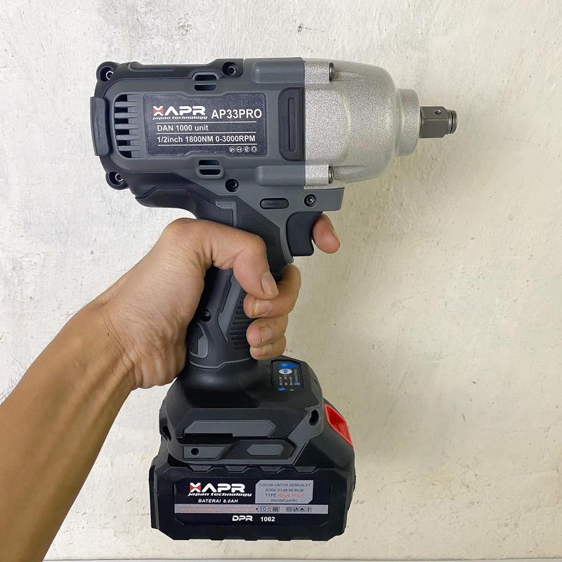 IMPACT WRENCH JUMBO APR AP33 PRO 1800NM IMPEK KUAT MOBIL MOTOR MESIN TRUCK XAPR 7