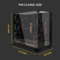 Gambar CASING LIAN LI O11 VISION Compact - Tower ATX Case Collaboration with PCMR 3 Side Tempered Glass dari Techno Computer Bali Kota Denpasar 4 Tokopedia