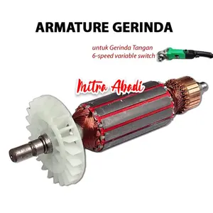 Armatur Gerinda Tangan 6 Speed Variable / Armature Angle Grinder Power Tool