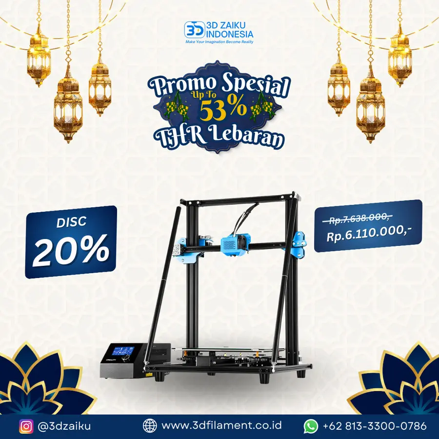 3D Printer Creality CR-10S Pro V2 dengan Autoleveling dan Full Metal