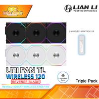 Gambar FAN CASING LIAN LI UNI FAN TL 120 REEVERSE BLADE Wireless - 120mm Triple Pack ARGB Fan dari Techno Computer Bali Kota Denpasar 1 Tokopedia
