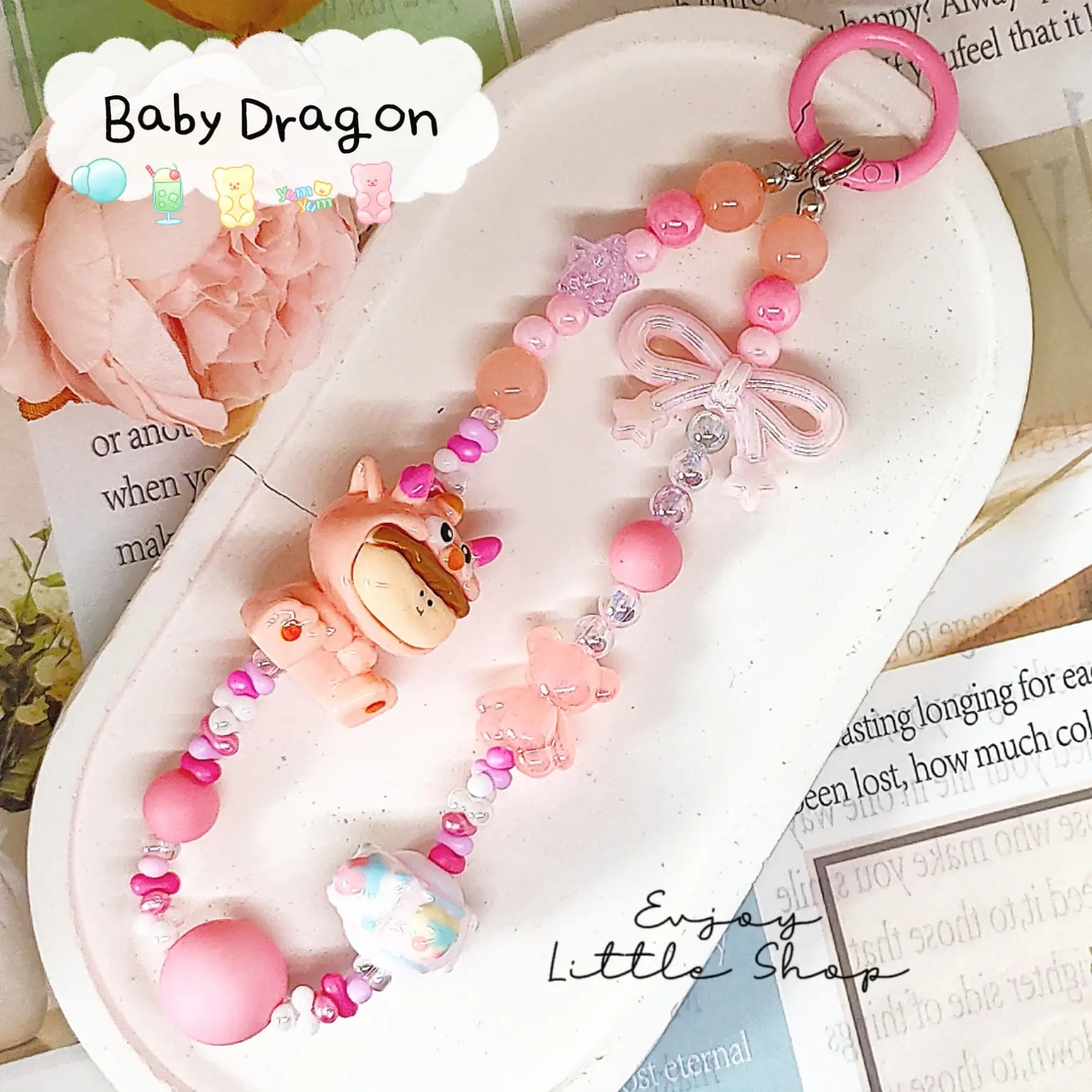 strap phone/bag charm/ tali hp/phone charm/lanyard cute karakter series