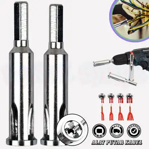 Mata Bor Pemutar Penggulung Penyambung Kabel Wire Connector Twisting Tools Hole Twister 5 Lubang