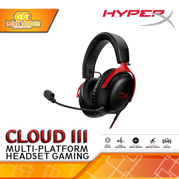 Gambar HEADSET HyperX Cloud III - Gaming Headset dari Techno Computer Bali Kota Denpasar Tokopedia