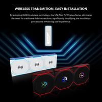 Gambar FAN CASING LIAN LI UNI FAN TL 120 Wireless - 120mm Single Pack ARGB Fan - Hitam dari Techno Computer Bali Kota Denpasar 3 Tokopedia