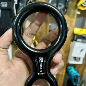 descender figure of eight rhino for climbing caving mountaineering