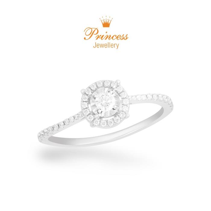 Gambar Cincin Berlian PLR933148 Princess Jewellery dari Princess Jewellery Online Kota Administrasi Jakarta Selatan Tokopedia