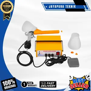 Mesin Powder Coating Portable Mini Spray Gun Oven Cat Bubuk PC03-5
