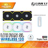 Gambar FAN CASING LIAN LI UNI FAN SL 120 Wireless - 120mm Triple Pack ARGB Fan - Hitam dari Techno Computer Bali Kota Denpasar 1 Tokopedia