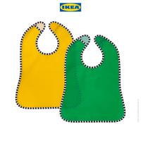 Gambar IKEA GRONFINK Celemek Bayi Hijau/Kuning Isi 2pcs Apron dari IKEA Indonesia Kota Administrasi Jakarta Timur 2 Tokopedia