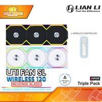 Gambar FAN CASING LIAN LI UNI FAN SL 120 REVERSE BLADE Wireless - 120mm Triple Pack ARGB Fan dari Techno Computer Bali Kota Denpasar 1 Tokopedia