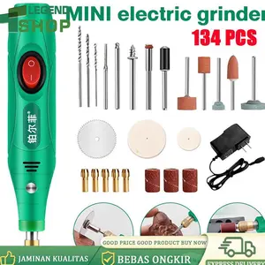 Ready Bor Mini 12V Dc 15000 Rpm Mini Drill Electric Engraver Grinder Gerinda Electrik Listrik / Alat Ukir Kayu /Alat Amplas/Gerenda Listrik Bor Mini 27Pcs 12V Dc 15000 Rpm Mini Drill Electric Engraver Grinder Gerinda Electrik Listrik Bor Gerinda Alat