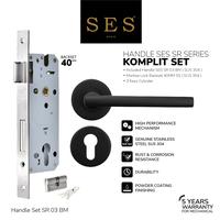 Gambar SES Gagang Pintu Handle SR 03 BM Sus 304 Pisah, Paket - HANYA HANDLE dari SES Official Store Kota Administrasi Jakarta Utara 1 Tokopedia