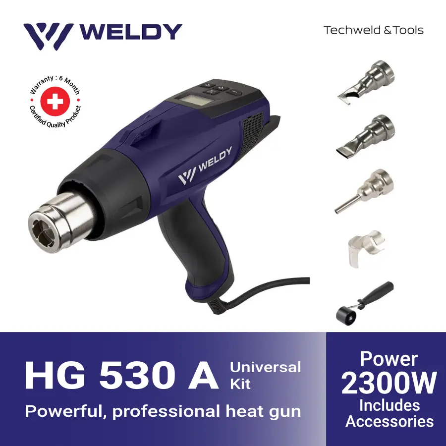 WELDY HG 530-A Universal Kit – Heat Gun Termasuk Aksesoris