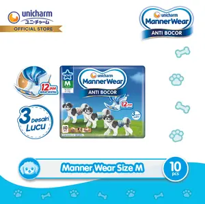 Unicharm Pet - Manner Wear Boy M 10 - Popok Anjing