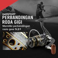 Gambar Reel Pancing TaffSPORT Spinning Fishing 5.2:1 BB 13 - BK2000 dari Taffware Official Store Kota Administrasi Jakarta Barat 4 Tokopedia