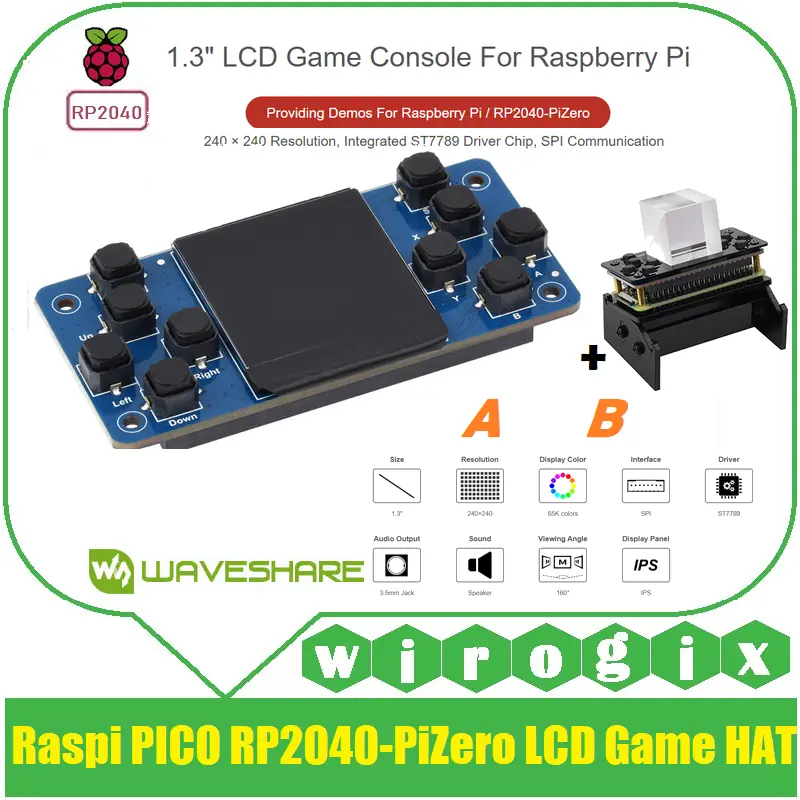 GamePi13 1.3 inch LCD Game Console