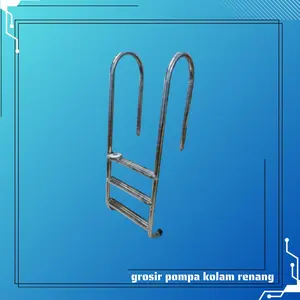 Tangga Kolam Renang Stainless Steel 3 Step Model (U) Bahan 304