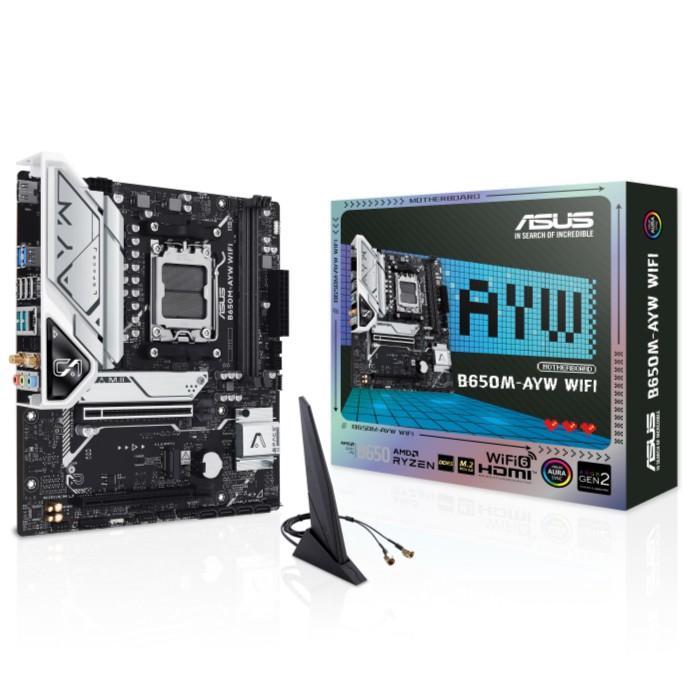 Gambar ASUS B650M AYW WIFI (Socket AM5) dari Toko Expert Komputer Kota Administrasi Jakarta Pusat Tokopedia