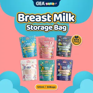PREMIUM GEA Baby Kantong Asi 120ml Kemasan pouch Isi 30pc Breast Milk Storage Bag