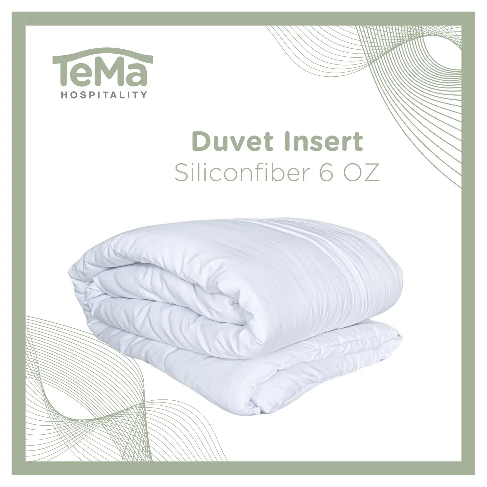 INNER DUVET / QUILT / SELIMUT HOTEL SILICON FIBER 6 OZ - TEMA Hospitality