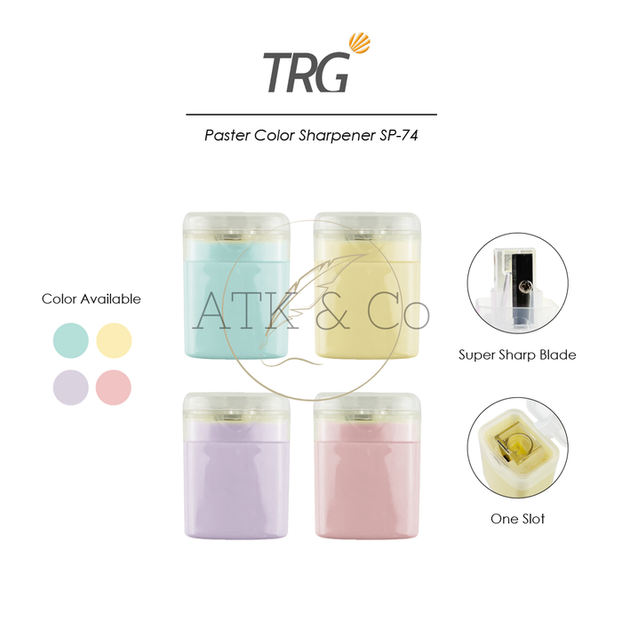 Gambar TRG Pencil Sharpener Pastel Color SP-74 - Serutan Rautan Pensil Tajam TRG dari ATK & Co Kota Bandung Tokopedia